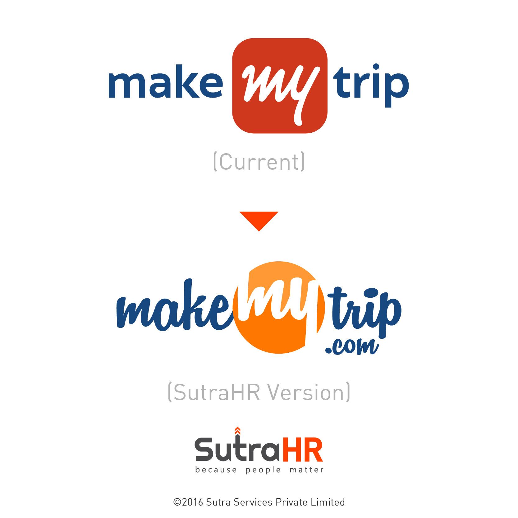 MakeMyTrip Logo - makemytrip startup logo redesigned | SutraHR