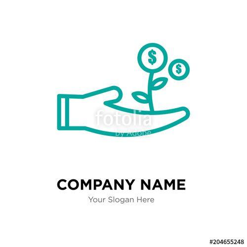 Cost-Effective Logo - cost effective company logo design template, colorful vector icon ...