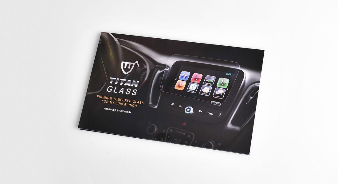 MyLink Logo - [Tempered Glass] TITAN GLASS For Chevrolet MyLink 8-inch