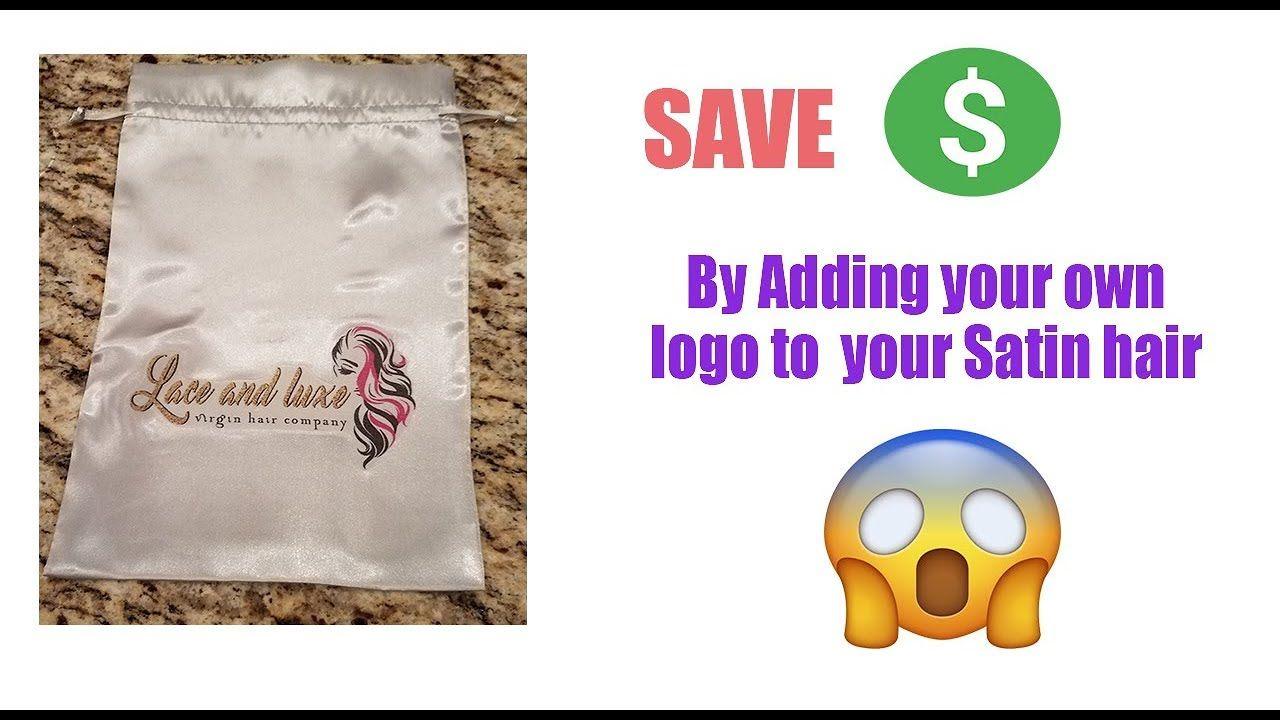 Cost-Effective Logo - Cost effective way to add my logo to Satin hair bags