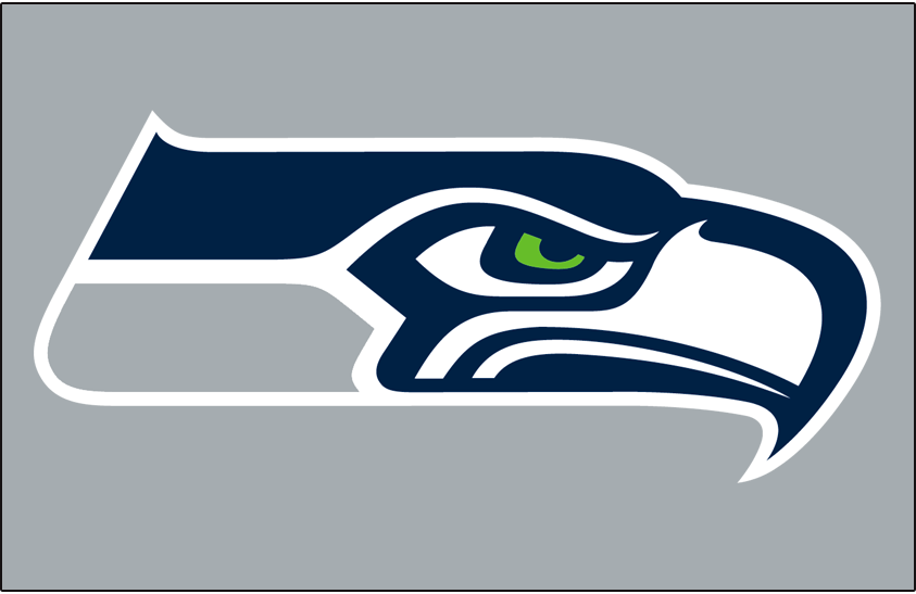 Seahwks Logo - Seattle Seahawks Primary Dark Logo - National Football League (NFL ...