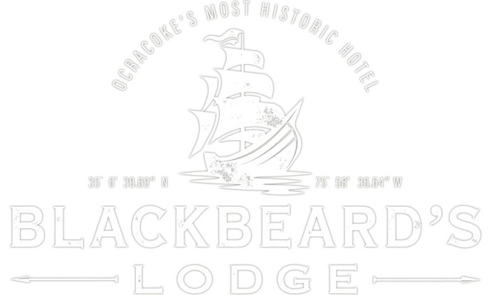 Ocracoke Logo - Historic Ocracoke Hotels. Blackbeard's Lodge Ocracoke Island, NC