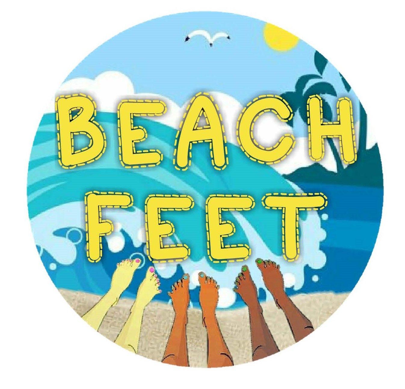 Ocracoke Logo - Beach Feet logo