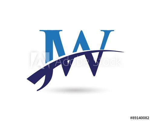JW Logo - JW Logo Letter Swoosh this stock vector and explore similar
