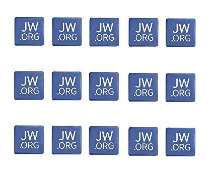 JW Logo - Jw.org Buttons Made In USA Round Or Square Shape Buttons With Jw.org Logo (Square 1.5 15 Pack)