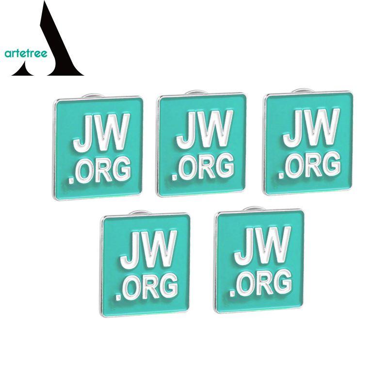 JW Logo - [Hot Item Square Metal Enamel Jw. Org Pioneer School Logo Pins
