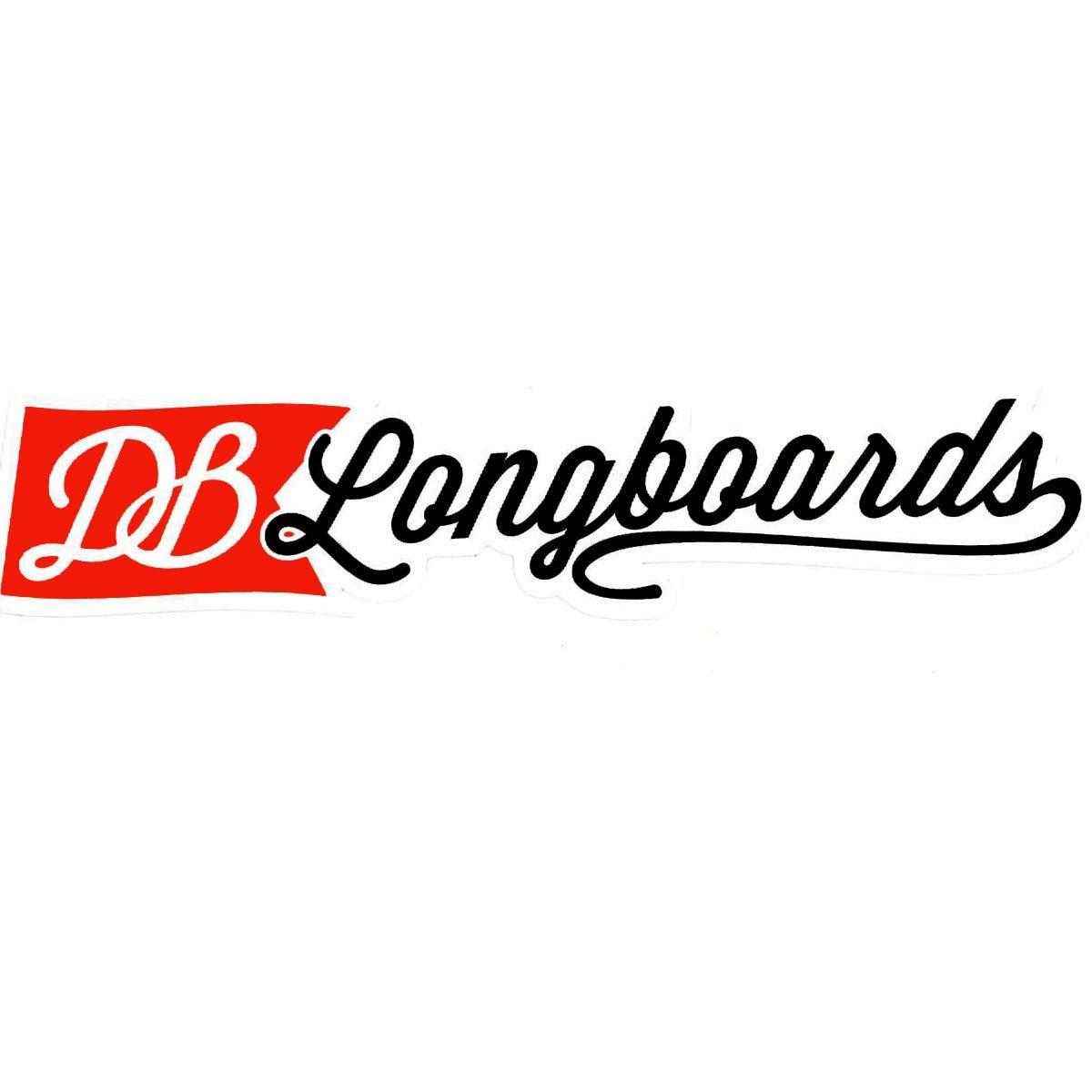 Longboard Logo - DB Script Logo Sticker