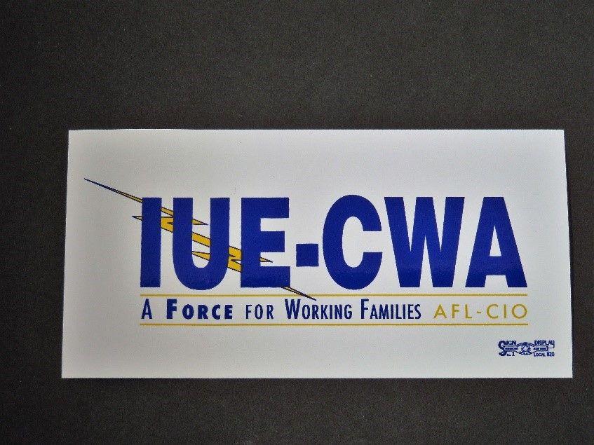 Iue Logo - IUE-CWA STICKER - IUE Merchandise