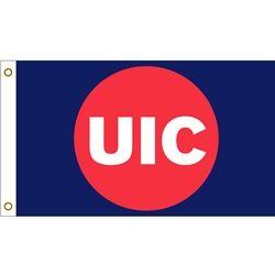 UIC Logo - Outdoor Flag UIC Circle Logo