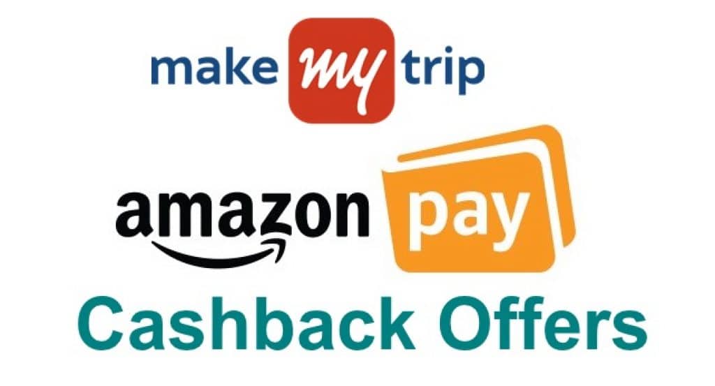 MakeMyTrip Logo - MakeMytrip Amazon Pay Offers July 2019: Get Up to 25% cashback