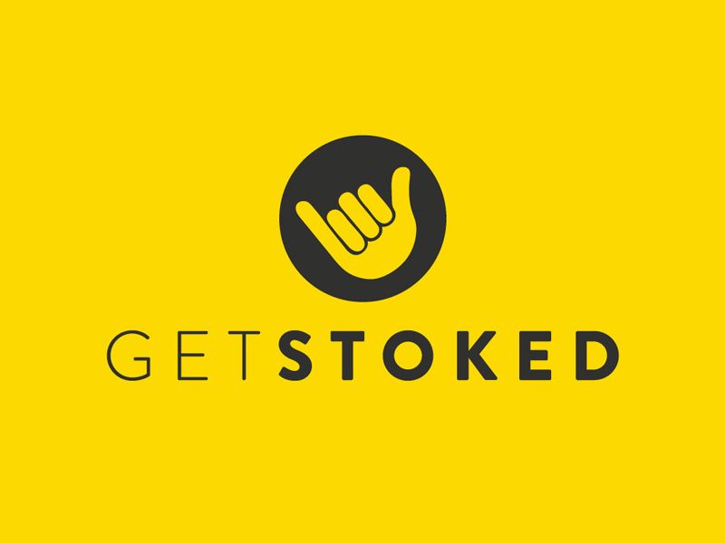 Stoked Logo - Get Stoked Logo by Jon Wolfgang Miller on Dribbble