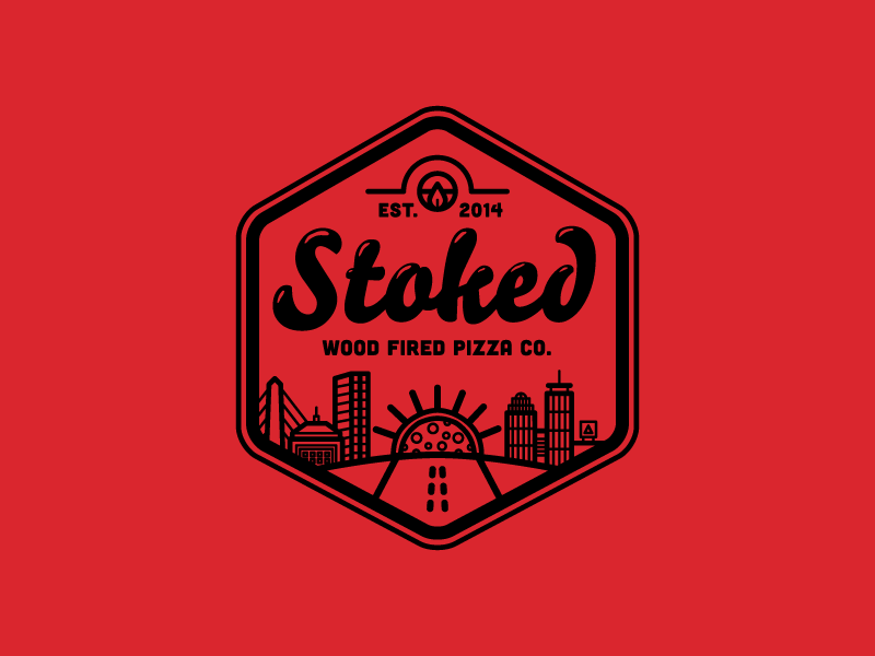 Stoked Logo - Stoked Rejected Logo Concept 2 by Scott Williams on Dribbble
