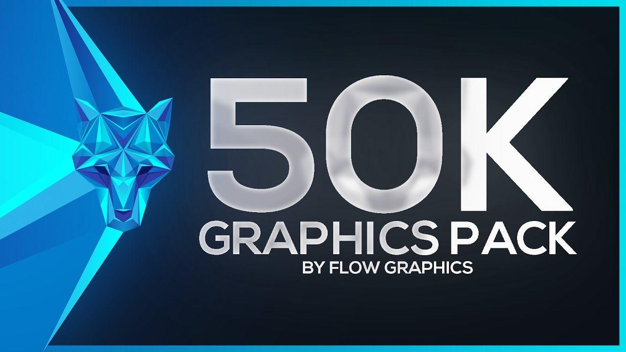 50K Logo - Flow Graphics | 50K GRAPHICS PACK