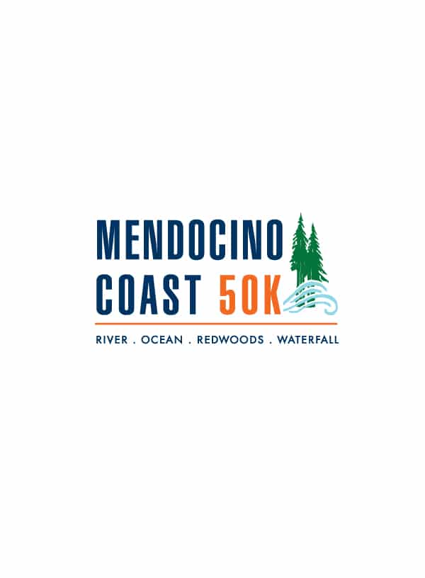 50K Logo - Mendocino Coast 50K logo & branding – inkfish design