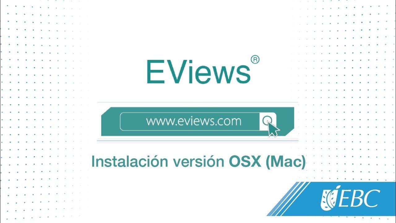 EViews Logo - Instalación de software EViews® versión Mac