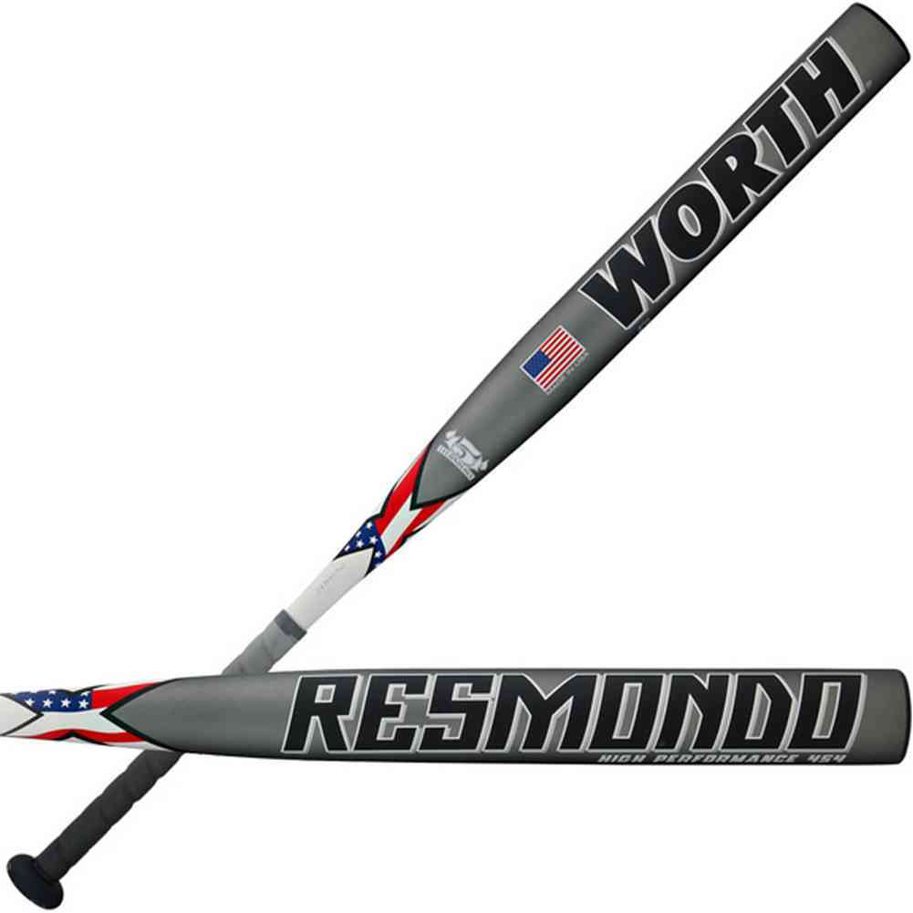 Resmondo Logo - Worth 454 Resmondo Max Endload ASA Slowpitch Softball Bat SBRBBA 26oz.