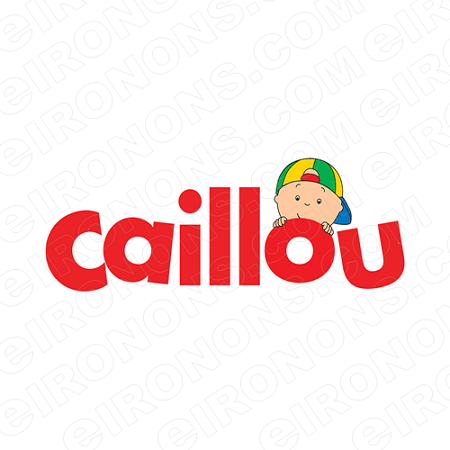 Caillou Logo - CAILLOU LOGO CHARACTER T-SHIRT IRON-ON TRANSFER DECAL #CC8