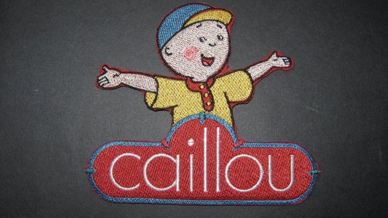 Caillou Logo - Caillou With His Logo Embroidered Patch Badge Sew Or Iron On OOAK Kids PBS  Smiling Happy