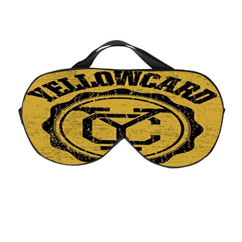Yellowcard Logo - Yellowcard logo Sleeping Eye Mask with ice bag