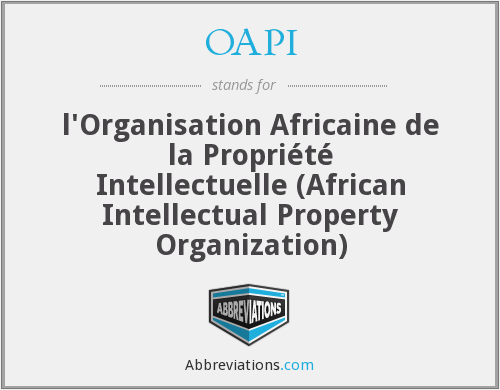 Oapi Logo - OAPI - l'Organisation Africaine de la Propriété Intellectuelle ...