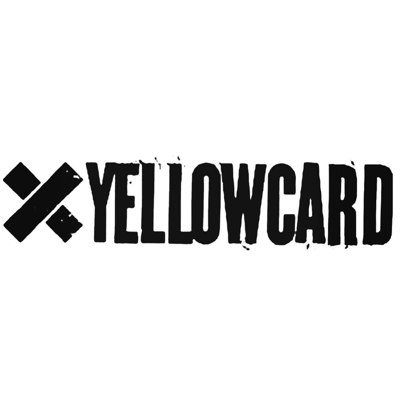 Yellowcard Logo - Yellowcard Band Decal Sticker