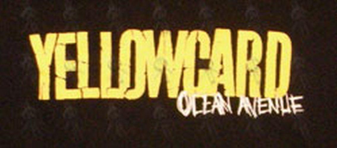 Yellowcard Logo - YELLOWCARD - Black 'Ocean Avenue' Logo Design T-Shirt (Clothing ...