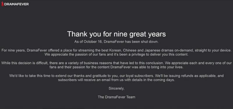 DramaFever Logo - DramaFever shuts down: Why was K-drama streaming service closed by ...