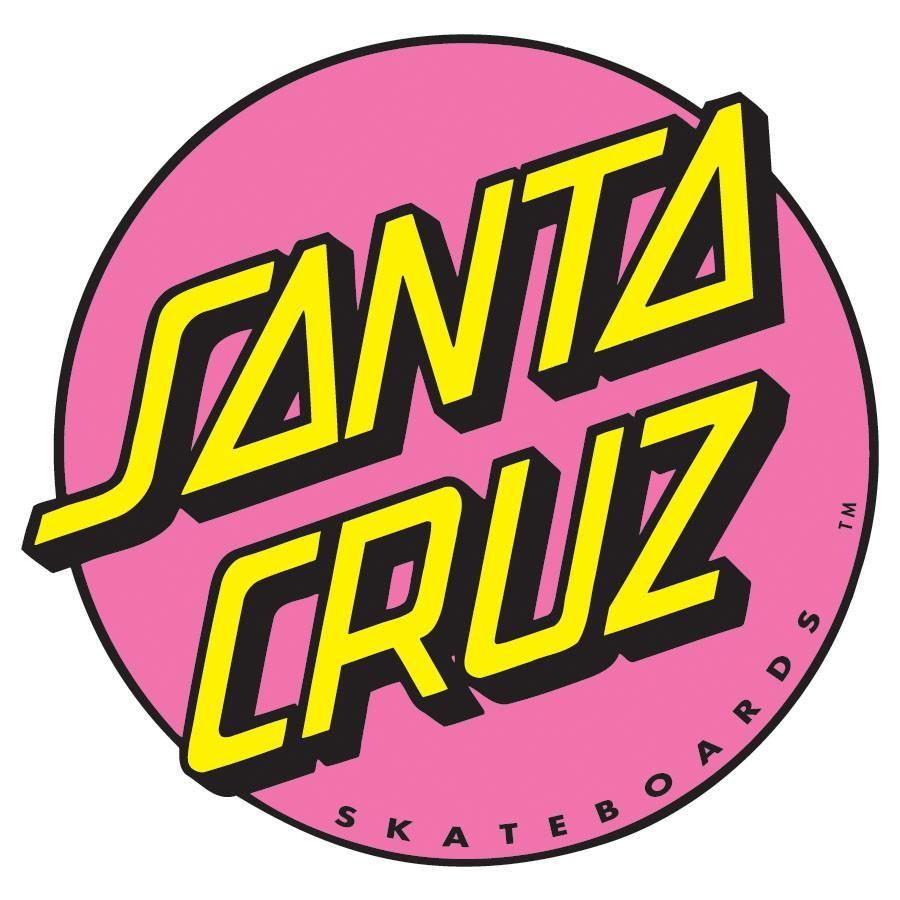 Santa Cruz Circle Logo - Santa Cruz Other Dot Sticker 6 inch Pink
