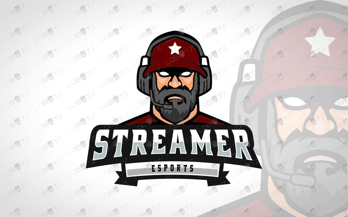 Streemer Logo - premade Streamer Mascot Logo Streamer eSports Logo