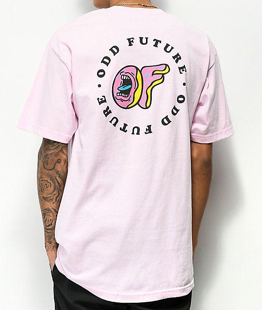 Odd Future X Santa Cruz Logo - Odd Future x Santa Cruz Circle Logo Pink T-Shirt | Zumiez
