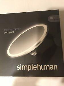 Simplehuman Logo - Details about Simplehuman Sensor Mirror Compact 3x Brushed Stainless Steel  4” Brand New Sealed