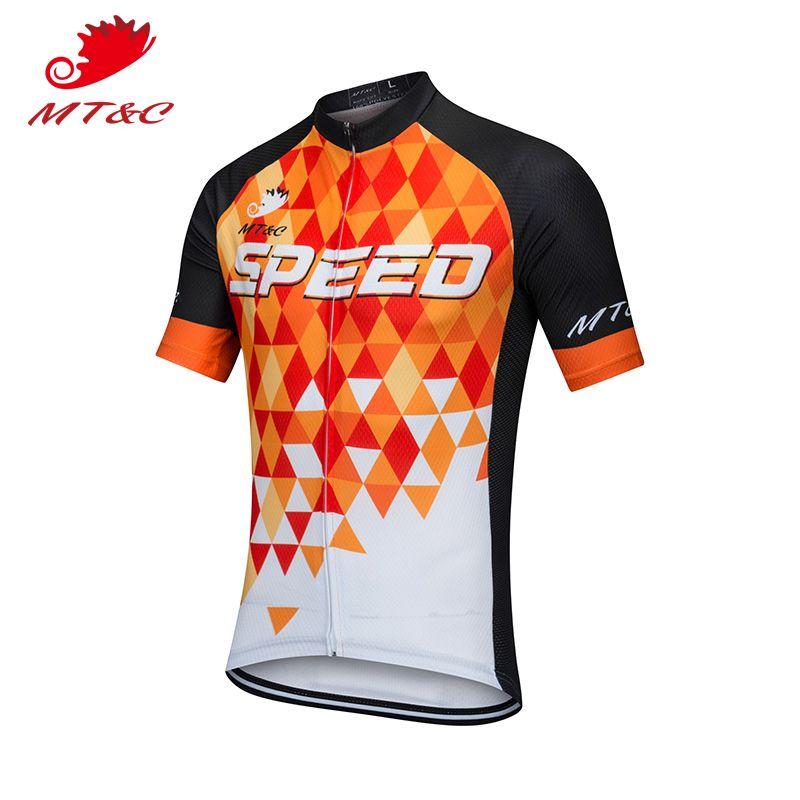 Red Triangle Clothing Logo - MT&C Cycling Jersey Fire Red Triangle Speed Sport Breathable Clothes