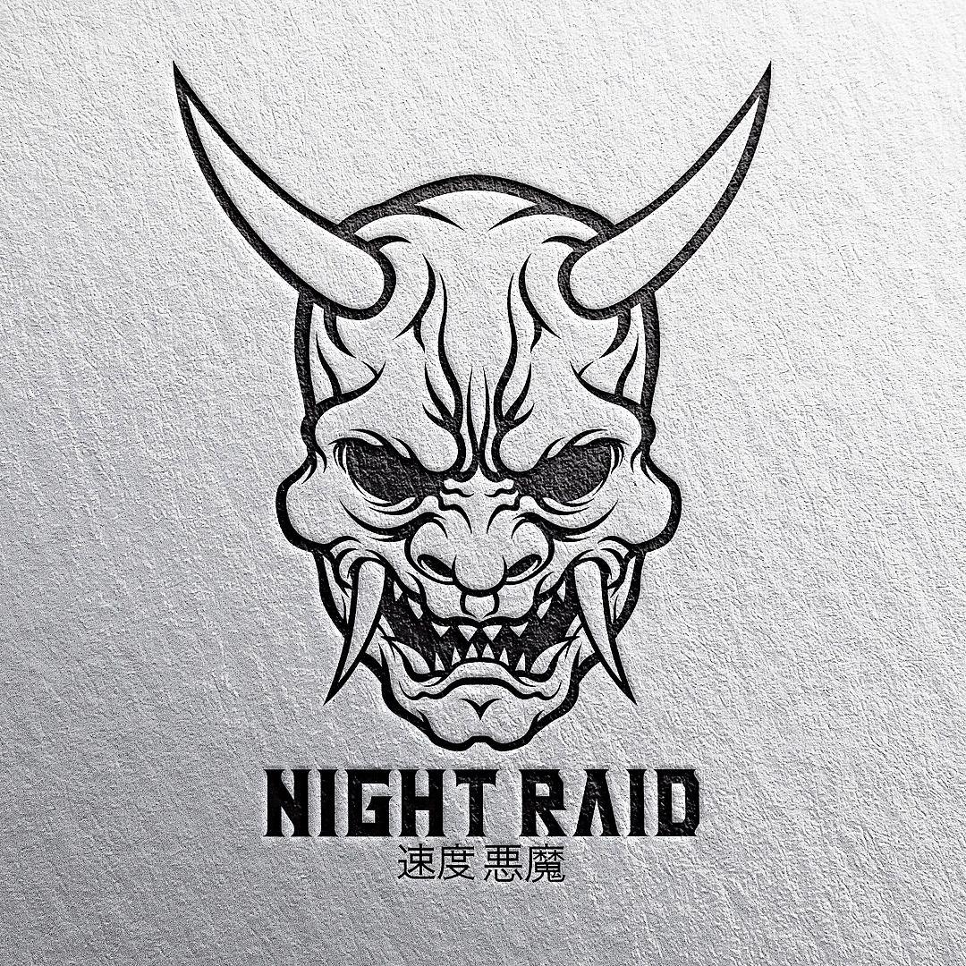 Oni Logo - Orozco Design — Night Raid Oni Logo. Classic layout and usage for...