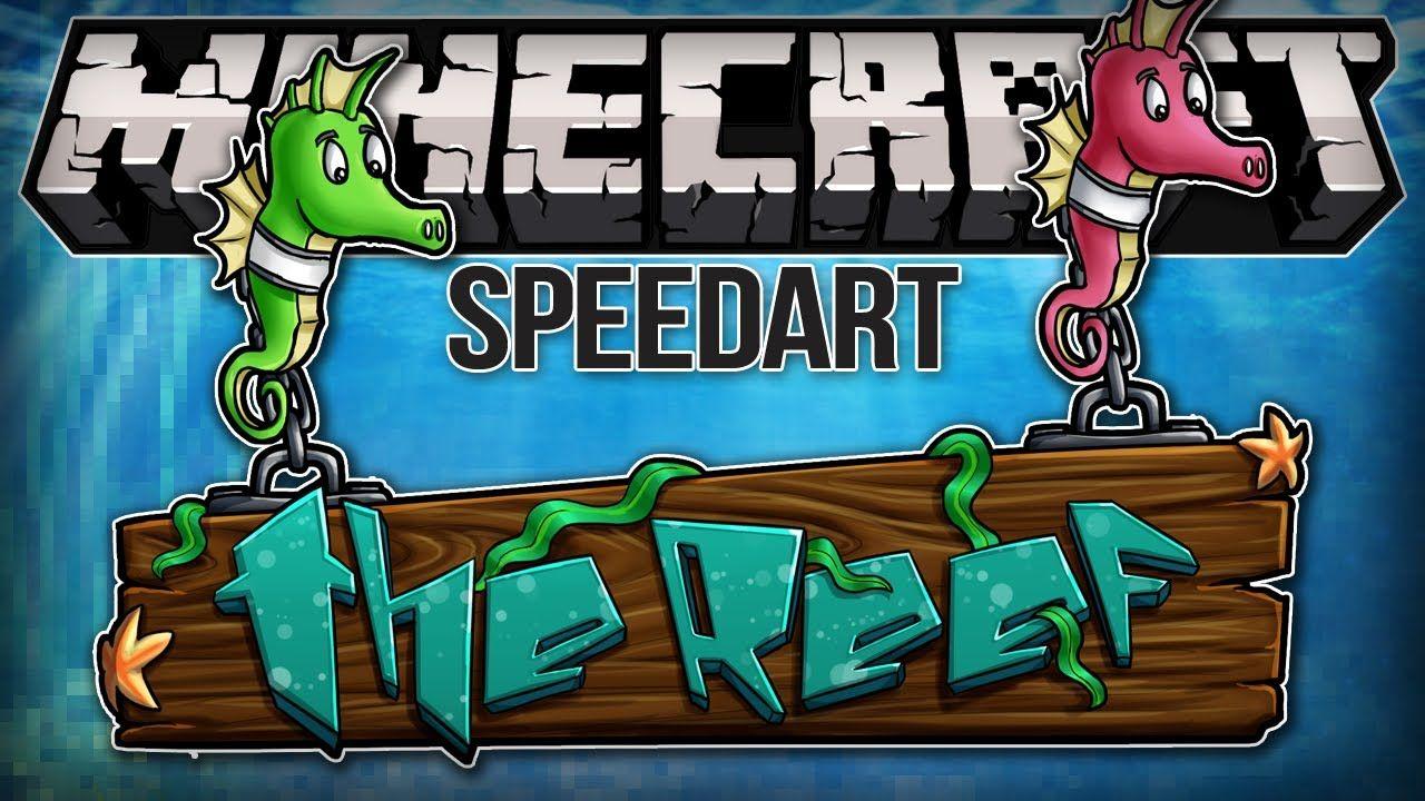 iBallisticSquid Logo - Minecraft SpeedArt Reef iBallisticSquid's Server Logo