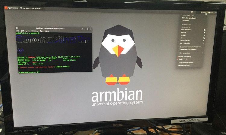 Armbian Logo - BPI M2 Zero New Image:2017 12 04 Armbian 5.36 M2 Zero Ubuntu Xenial