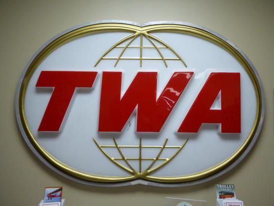 TWA Logo - Classy Logo - Picture of TWA Museum, Kansas City - TripAdvisor