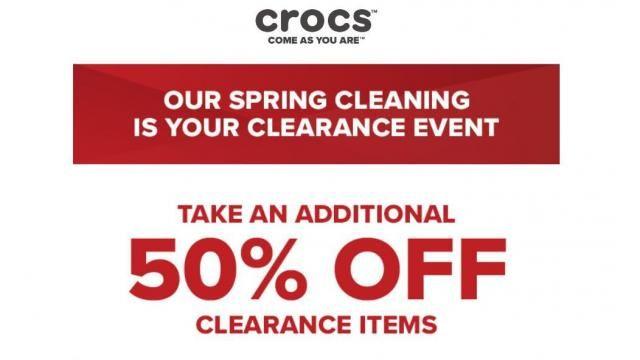 Crocs.com Logo - Crocs Shoes: 50% off Semi-Annual Clearance Event through 3/14 ...