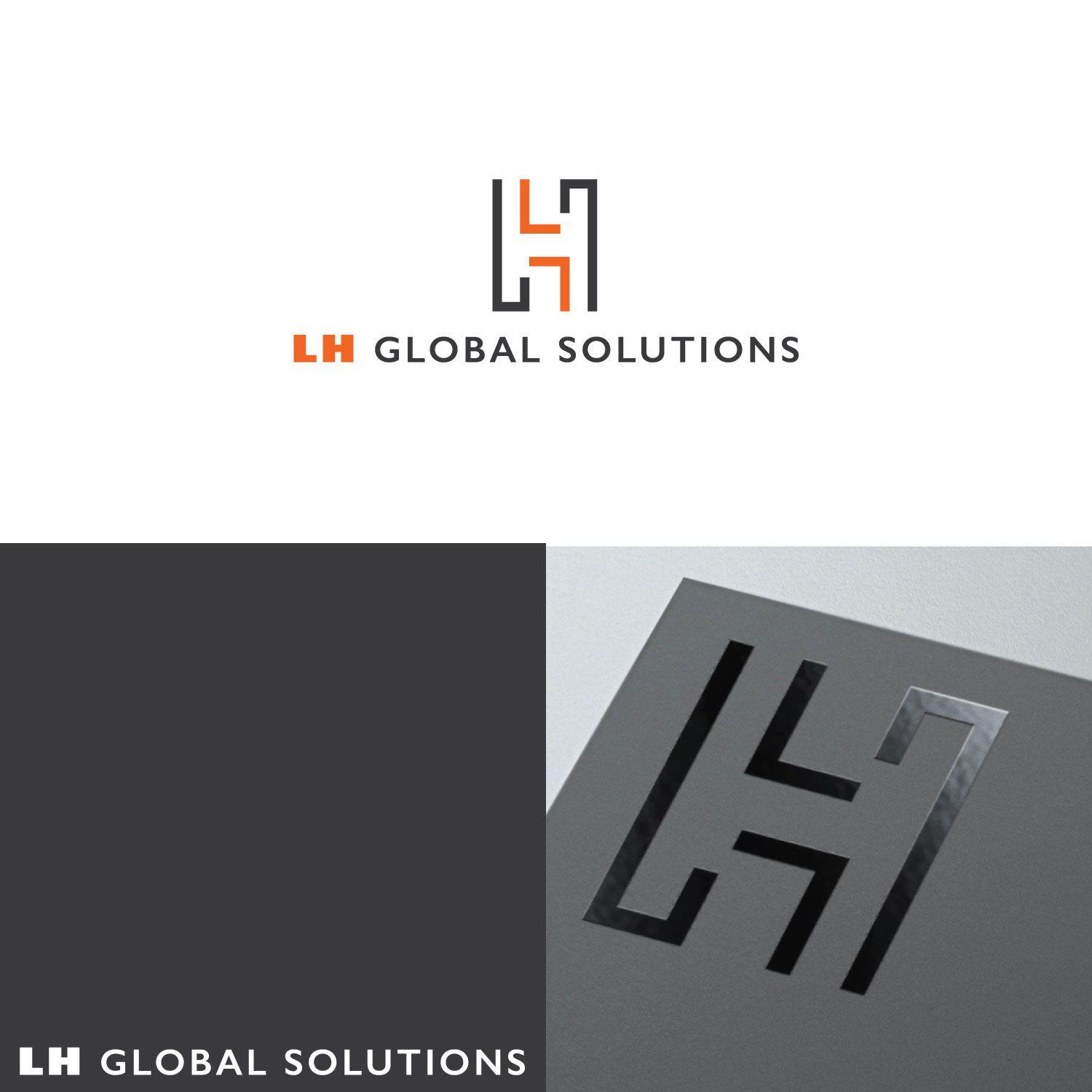 LH Logo - Professional, Serious, Business Consultant Logo Design for LH Global