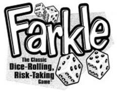 Farkle Logo - FARKLE THE CLASSIC DICE-ROLLING, RISK-TAKING GAME Trademark of ...