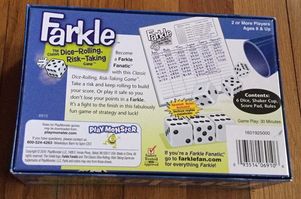 Farkle Logo - Farkle Classic Dice Game Groups Family Easter Gift Kids Adults 8