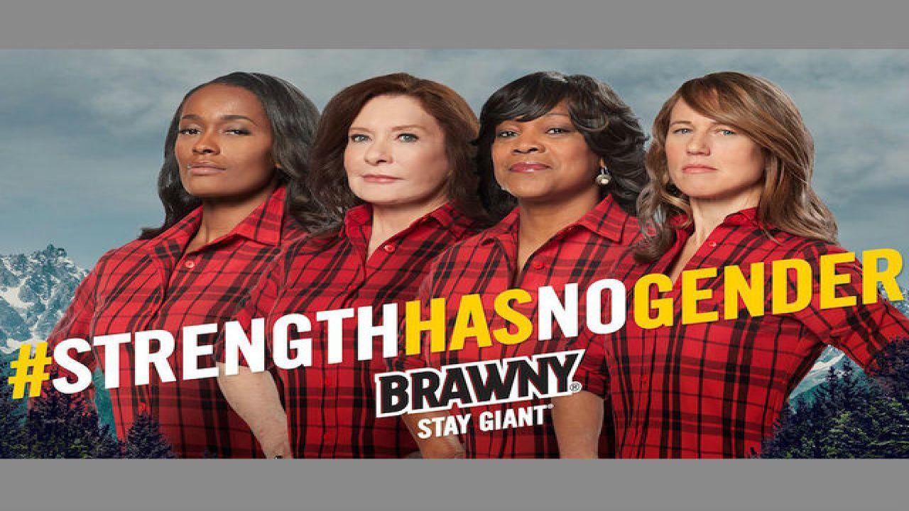 Brawny Logo - Brawny man' to become 'Brawny woman' for the rest of March