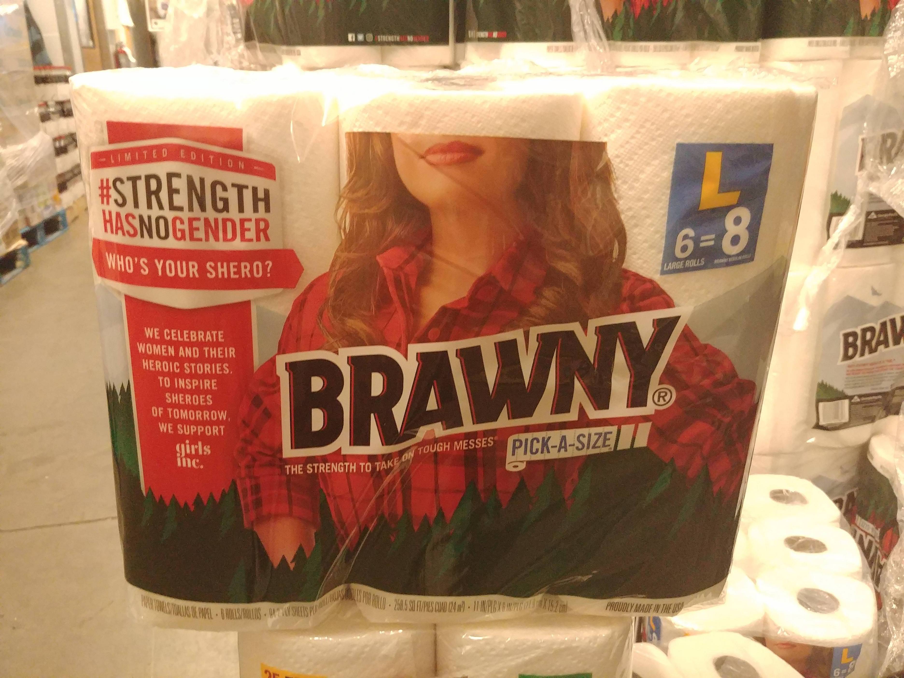 Brawny Logo - The new Brawny Logo is a female. : mildlyinteresting