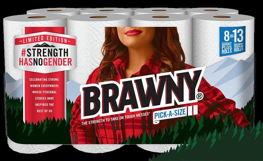 Brawny Logo - Brawny Woman Paper Towels | POPSUGAR Home
