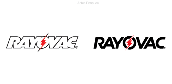 Rayovac Logo - La famosa marca de baterías Rayovac hace mucho más legible su logo ...
