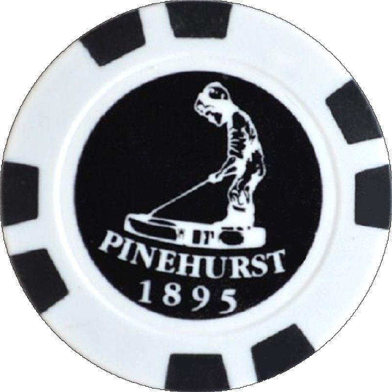 Pinehurst Logo - Details about PINEHURST Logo (BLACK) POKER CHIP Ball Mark