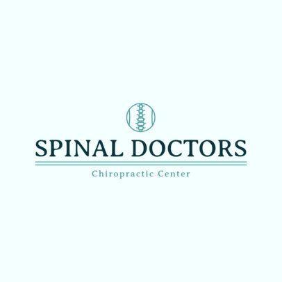 Spine Logo - Spine Logo Maker for Chiropractors 1494b