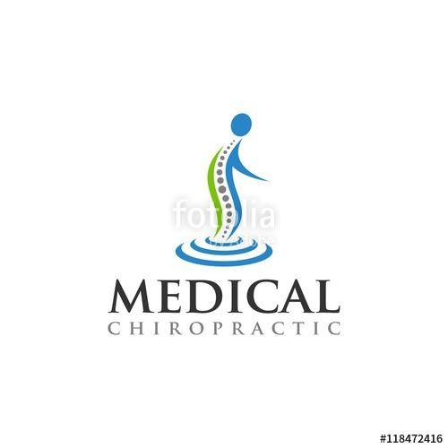 Spine Logo - Medical Spine Logo Template