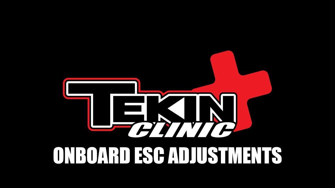 Tekin Logo - Tekin Clinic: On-Board ESC Adjustments