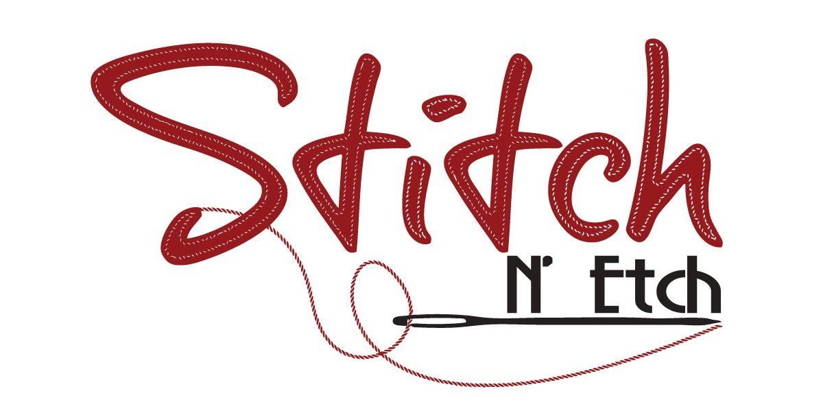 Stitch Logo - Logo Design. Stitch N' Etch. Arktos Graphics & Design