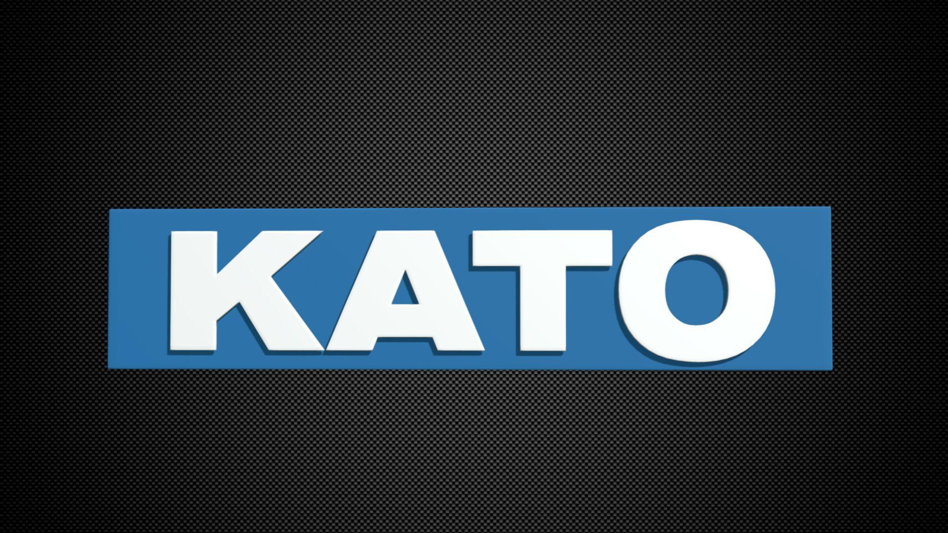 Kato Logo - kato logo | 3D model